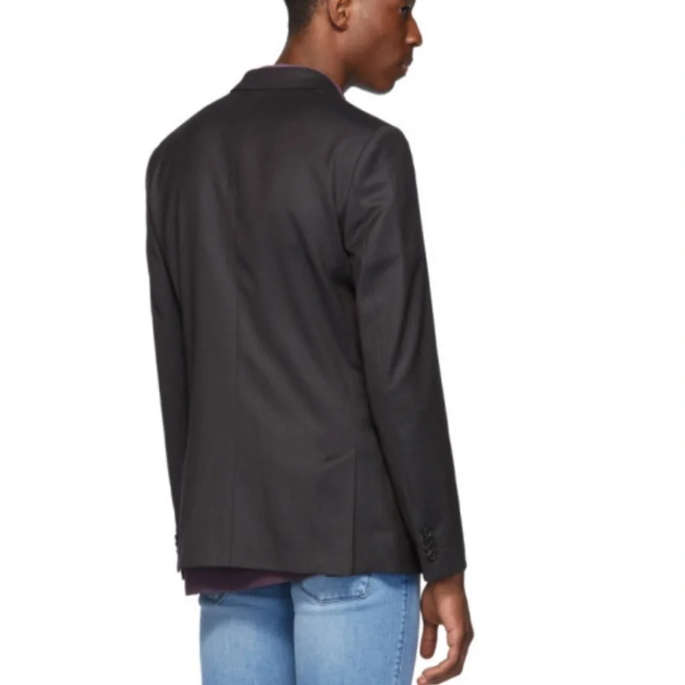NWT PS Paul Smith Black Blazer 40 US/50 EU | Slim Fit Cotton Jacket MSRP $629